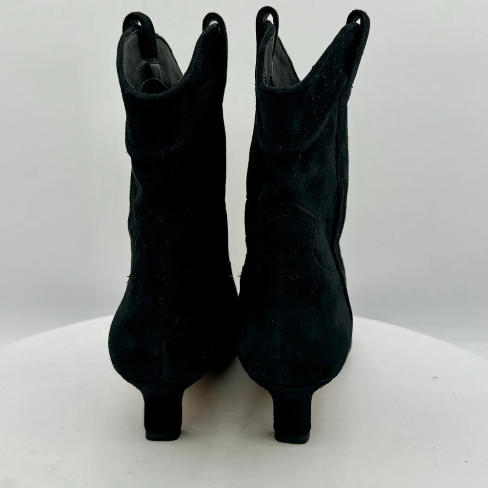 Sam Edelman Taryn Western Womens Ankle‎ Bootie Size 8 Color Black NEW